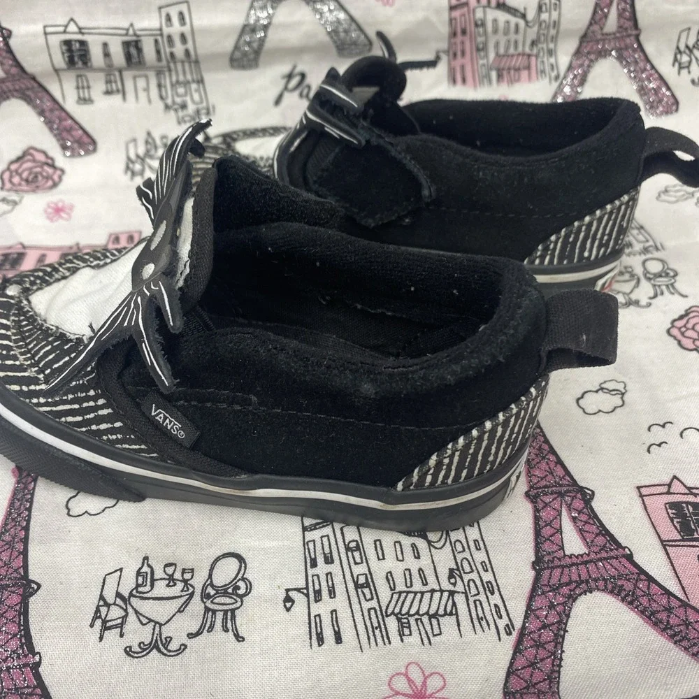 Vans X Disney The Nightmare Before Christmas Size 6.0 T Toddler Shoes SLIP ON